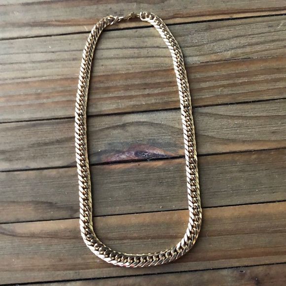 Napier Vintage Gold Tone Woven Classic Chain! GUC - Picture 1 of 11